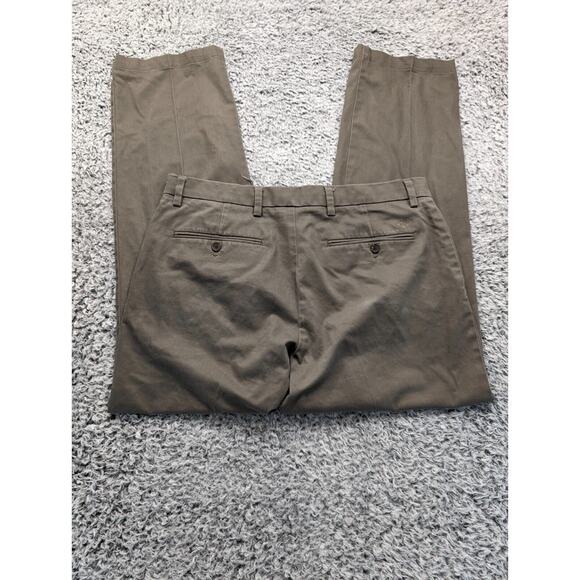 Dockers Pants Men 36x32 Gray Workwear Straight Classiccore Minimalist Preppy - Picture 1 of 10